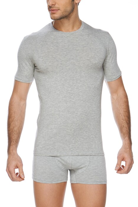 SVM - 9021 Erkek Modal Likralı O Yaka T-shirt (1)