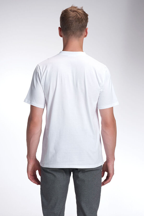 9160-3 Erkek V Yaka Kısa Kol T-Shirt