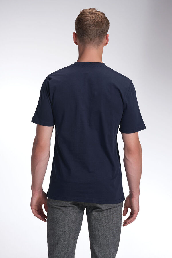 9160-2 Erkek V Yaka Kısa Kol T-Shirt