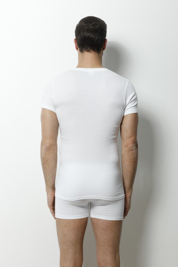 9007 RBN. ERKEK T-SHIRT-BEYAZ