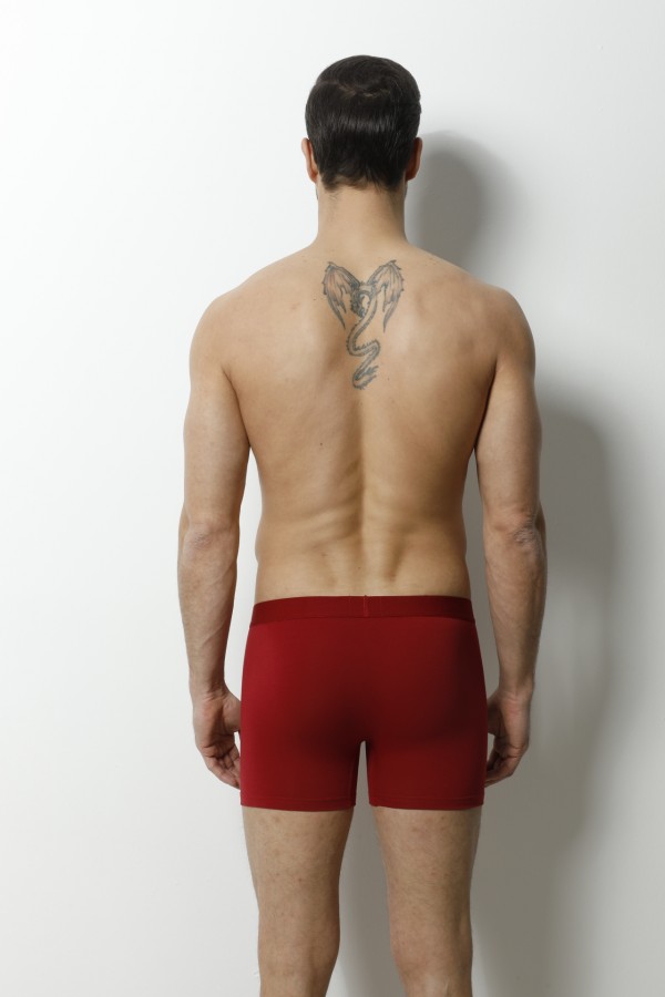 9018 Erkek Boxer-KIRMIZI