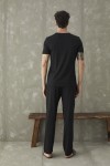 9085 Erkek Pijama Takımı-SİYAH