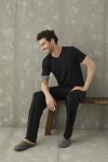 9085 Erkek Pijama Takımı-SİYAH