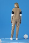 20845 BAYAN BASKILI PANTOLON TAKIM-CAMEL
