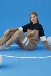 20845 BAYAN BASKILI PANTOLON TAKIM-CAMEL