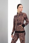 20980 BAYAN FERMUARLI SWEAT-DESENLİ 04001390 / 2518