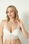 15443 BAYAN DANTELLİ BRALET-EKRU